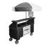 Thumbnail image #2 for Cambro Camcruiser Vending Cart with 3 Countertop Wells and 72-Inch Umbrella