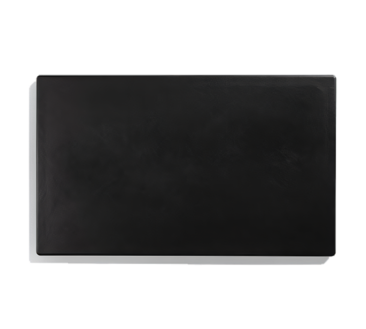 Product image #1 for Vollrath Miramar Solid Black Blank Thermoset Template for 12 x 20 Hot/Cold Wells