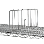 Thumbnail image #1 for Metro Super Erecta HD18B Drop Mat Shelf Divider, Snap-In, 8" x 18", Black