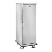 Full-Height Enclosed Pan Transport Cabinet, Non-Heated, Non-Insulated, 19 Slides, Stainless Steel