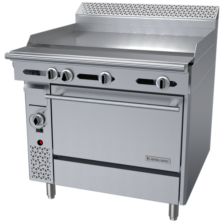Product image #1 for Garland Cuisine 36-Inch Heavy Duty Gas Griddle Top Range with Convection Oven