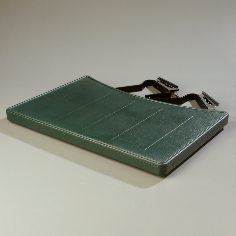 Product image #2 for Carlisle Maximizer Drop-Down Food Bar End Shelf, 17-5/8 x 25 in, Forest Green