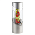 Thumbnail image #1 for Cal-Mil Round 3-Gallon Acrylic Beverage Dispenser with Infusion Chamber, Drip Tray, and Stainless Steel Base