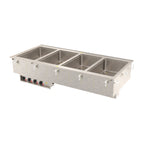 Thumbnail image #1 for Vollrath 3640670HD Four-Well Drop-In Hot Food Well, Insulated 12 x 20-Inch Pans, Thermostatic Controls, Wet Operation, Manifold Drain