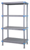 Thumbnail image #1 for Millenia 4-Shelf Solid Polymer Stationary Starter Shelving Unit, 42