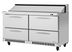 Thumbnail image #1 for Turbo Air PRO Series 60.25-Inch Two-Section Sandwich/Salad Prep Table with 4 Drawers