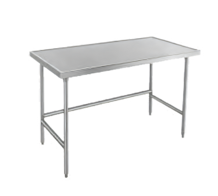 Product image #1 for Advance Tabco 144-Inch x 36-Inch Stainless Steel Work Table with 14-Gauge 304 Top and Countertop Edge