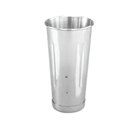 Vollrath 30 oz Deluxe Mirror-Finish Stainless Steel Malt Cup for Hamilton Beach Mixers/Blenders