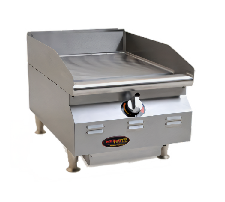 Product image #1 for RedHots Chef's Line Countertop Natural Gas Commercial Griddle, 15-Inch Wide, Smooth Polished Steel Plate