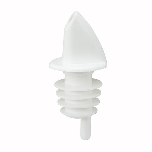 Product image #1 for Winco Free Flow White Plastic Liquor Pourer