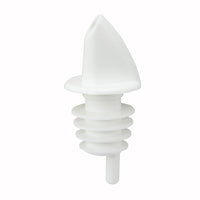 Winco Free Flow White Plastic Liquor Pourer