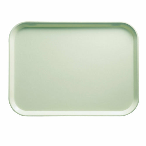 Product image #2 for Cambro Camtray Rectangular Fiberglass Fast Food/Cafeteria Tray, 8 x 9-7/8 Inch, Key Lime
