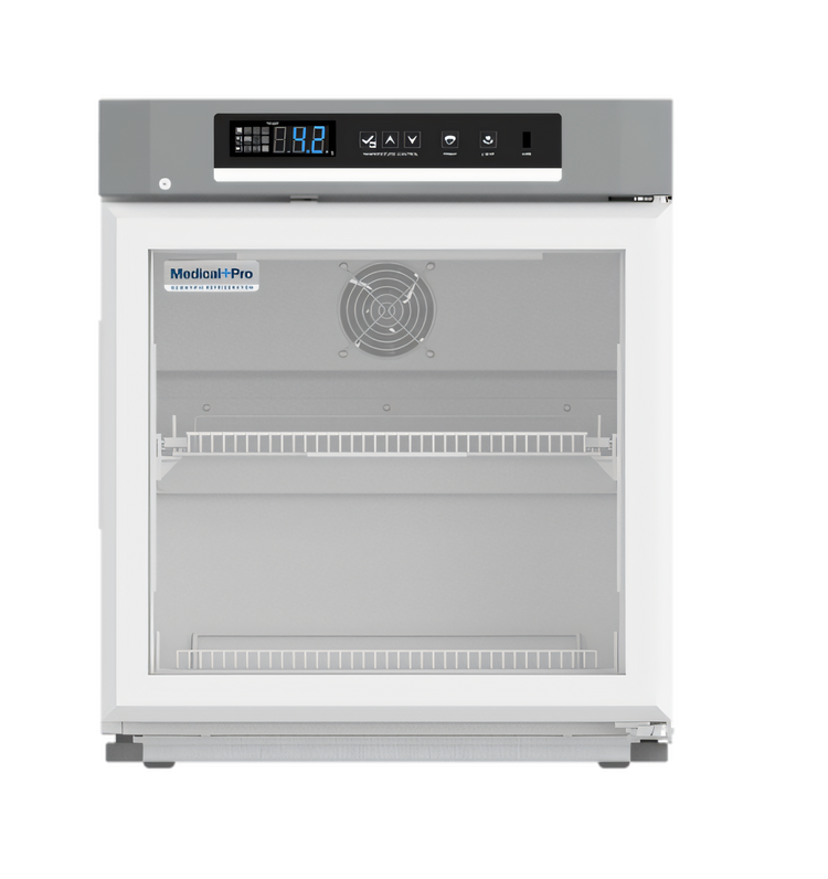 Product image #1 for Migali Medical-Grade Undercounter Glass Door Refrigerator, 2 Cu. Ft., 110V