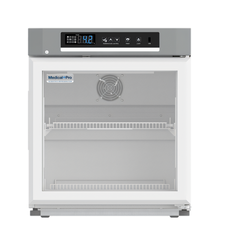 Product image #1 for Migali Medical-Grade Undercounter Glass Door Refrigerator, 2 Cu. Ft., 110V