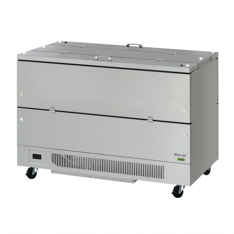 Product image #1 for Turbo Air Super Deluxe Dual-Sided School Milk Cooler, 21.98 Cu. Ft., Stainless Steel, 115V