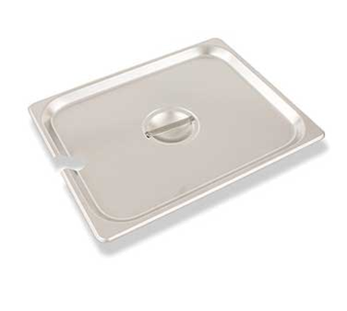 Product image #1 for 1/2 Size Notched Flat Steam Table / Holding Pan Cover with Handle