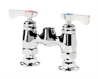 Krowne Royal Series 4-Inch Center Deck Mount Faucet Base with Check Valves