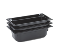 Vollrath Super Pan® 1/3 GN 6-Inch Deep High-Temp Black Resin Food Pan