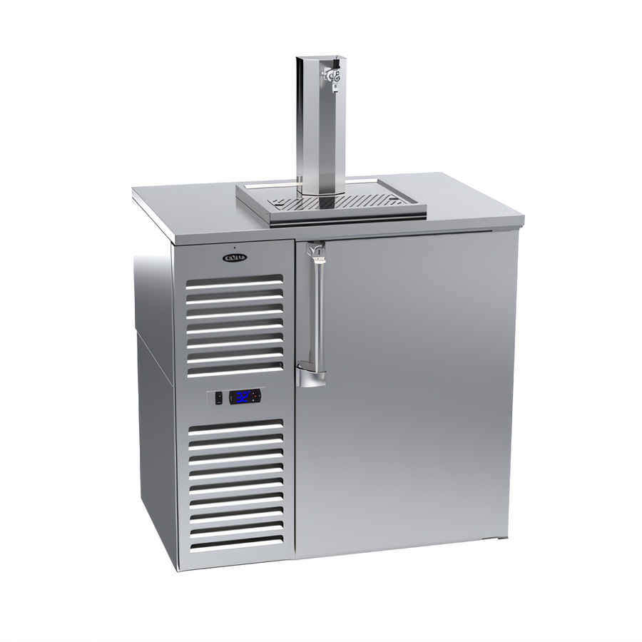 Product image #1 for Krowne 36-Inch One-Section Direct Draw Draft Beer Cooler with Self-Contained Refrigeration
