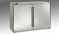 Perlick BBR48 48-Inch Two-Section Remote Back Bar Refrigerator with Locking Solid Doors