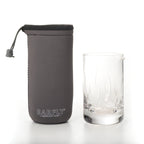 Thumbnail image #1 for Mercer Culinary Barfly M37183 Protective Neoprene Sleeve for 500 mL and 550 mL Mixing Glasses, Gray, Adjustable Elastic Cinch Case of 12