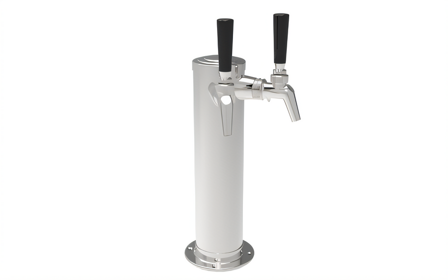 Product image #1 for Perlick Two-Faucet Air-Cooled Polished Chrome Beer Tower