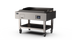 Thumbnail image #1 for Evo Elevation 40E Adjustable-Height Stainless Steel Equipment Cart with Dry Storage Shelf and Casters