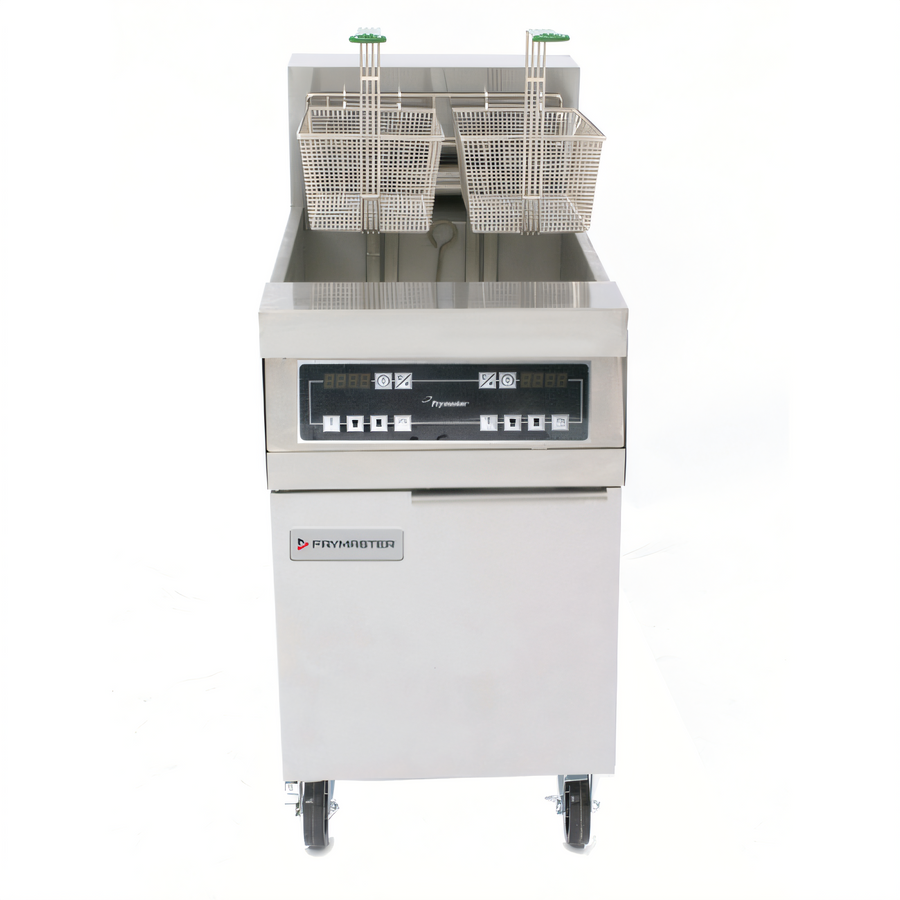 Product image #1 for Frymaster RE High Efficiency 80 lb Electric Floor Fryer with Open-Pot Design