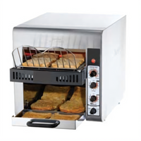 BakeryXpress Countertop Horizontal Conveyor Toaster, 2-Slice Feed, 360 Slices/Hour, 220V