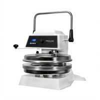 Endurance Pro X2M Heated Manual Countertop Pizza Dough Press, 208V, Up to 16-Inch Diameter