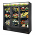 Thumbnail image #1 for True 3-Section Floral Merchandiser Refrigerated Display Case with Hinged Glass Doors