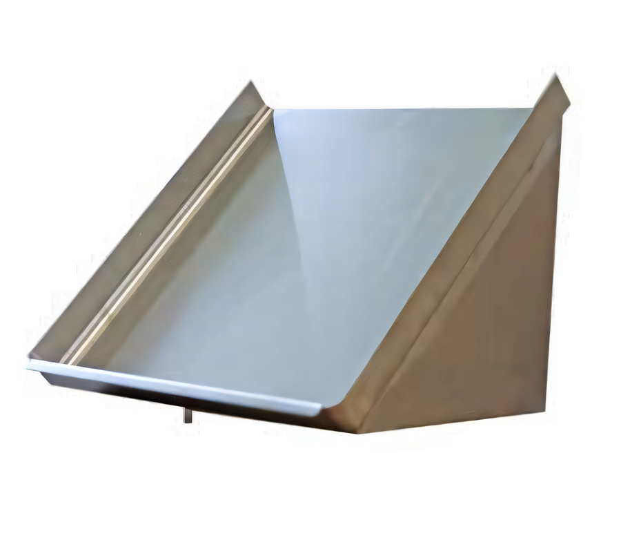 Product image #1 for Serv-Ware 63-Inch Slanted Wall-Mounted Rack Shelf, Solid 304 Stainless Steel