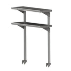 Thumbnail image #1 for John Boos OSC26FK-1236 Cantilevered Double Stainless Steel Overshelf, 36" W x 12" D, 16-Gauge, Knock-Down