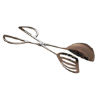 Thumbnail image #1 for American Metalcraft TONG3 10-Inch Stainless Steel Salad Tongs with Spoon/Spatula Design Case of 96
