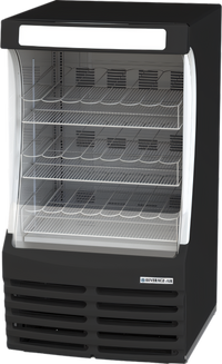 Beverage-Air Breeze BZ13HC-B 30-Inch Wide Vertical Open Display Case, 13.0 Cu. Ft., Black Exterior