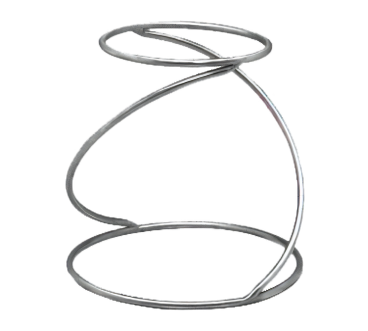 Product image #2 for Contempo Stainless Steel Pizza Stand/Riser with Swirl Design