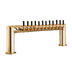 Thumbnail image #1 for Perlick Pass-Thru Countertop Glycol-Cooled Draft Beer Tower with 12 Faucets, Tarnish-Free Brass Finish
