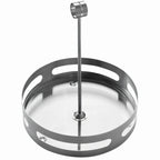 Thumbnail image #1 for American Metalcraft SCH7 Round Stainless Steel Condiment Rack, 7-3/4 Inch Dia. x 9-1/2 Inch H, Single Compartment Case of 12