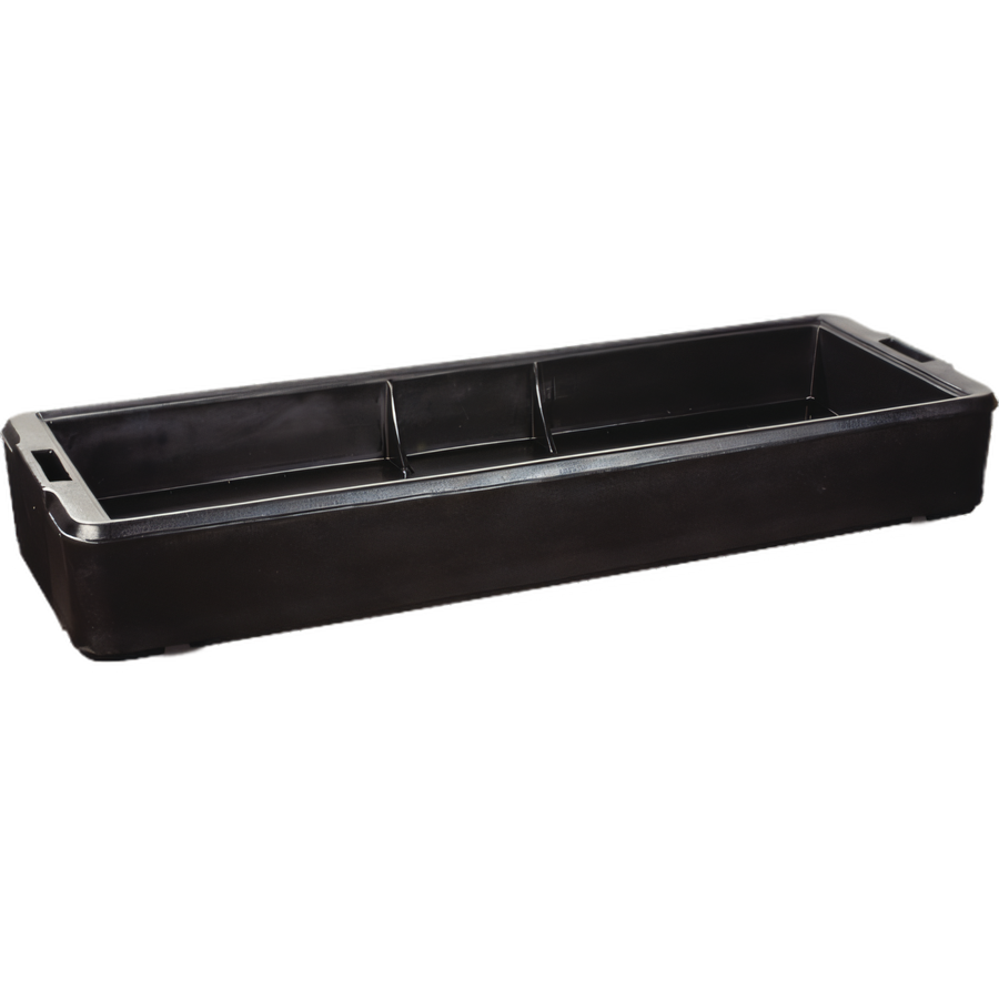 Product image #1 for SixStar 6 ft. Textured Polyethylene Food Bar Basin, Black