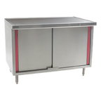 Thumbnail image #1 for Eagle Group Spec-Master CB24120SEM 120 x 24-Inch Enclosed Stainless Steel Work Table, 14-Gauge 304 Top, Marine Edge, Sliding Doors