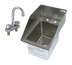 Thumbnail image #1 for John Boos Pro-Bowl Drop-In Hand Sink with Economy Gooseneck Faucet, 1-Compartment, 10 x 14 x 10 Inch Bowl, Stainless Steel