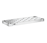 Eagle Quik-Set Embossed Solid Shelf, 42 x 18 Inch, 304 Stainless Steel