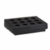 Thumbnail image #2 for Cambro 12-Compartment Black Polyethylene Cutlery Rack Only