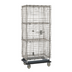 Thumbnail image #1 for Metro Super Erecta Heavy-Duty Mobile Stainless Steel Security Unit with 2 Intermediate Shelves
