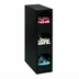 Thumbnail image #1 for Black Polystyrene 3-Section Packeted Condiment Organizer