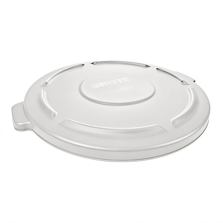 Product image #1 for Rubbermaid Commercial BRUTE Heavy-Duty Plastic 44-Gallon White Flat Trash Can Lid