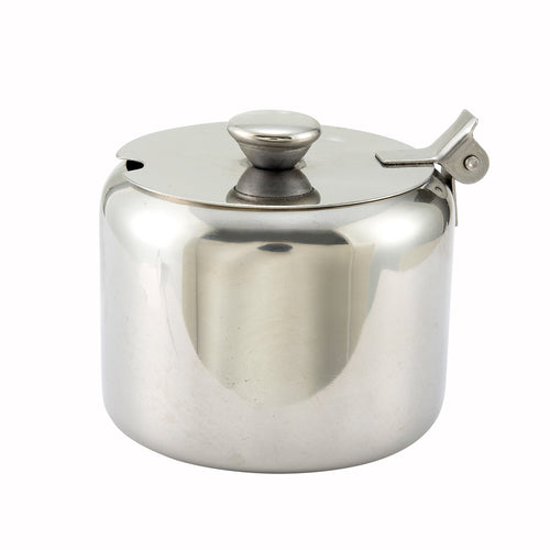 Product image #1 for Winco 10 oz Stainless Steel Sugar Can with Slotted Hinged Lid