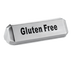 Thumbnail image #1 for American Metalcraft Triangular 3-Sided Stainless Steel Table Sign for Vegan, Vegetarian, and Gluten Free Identification