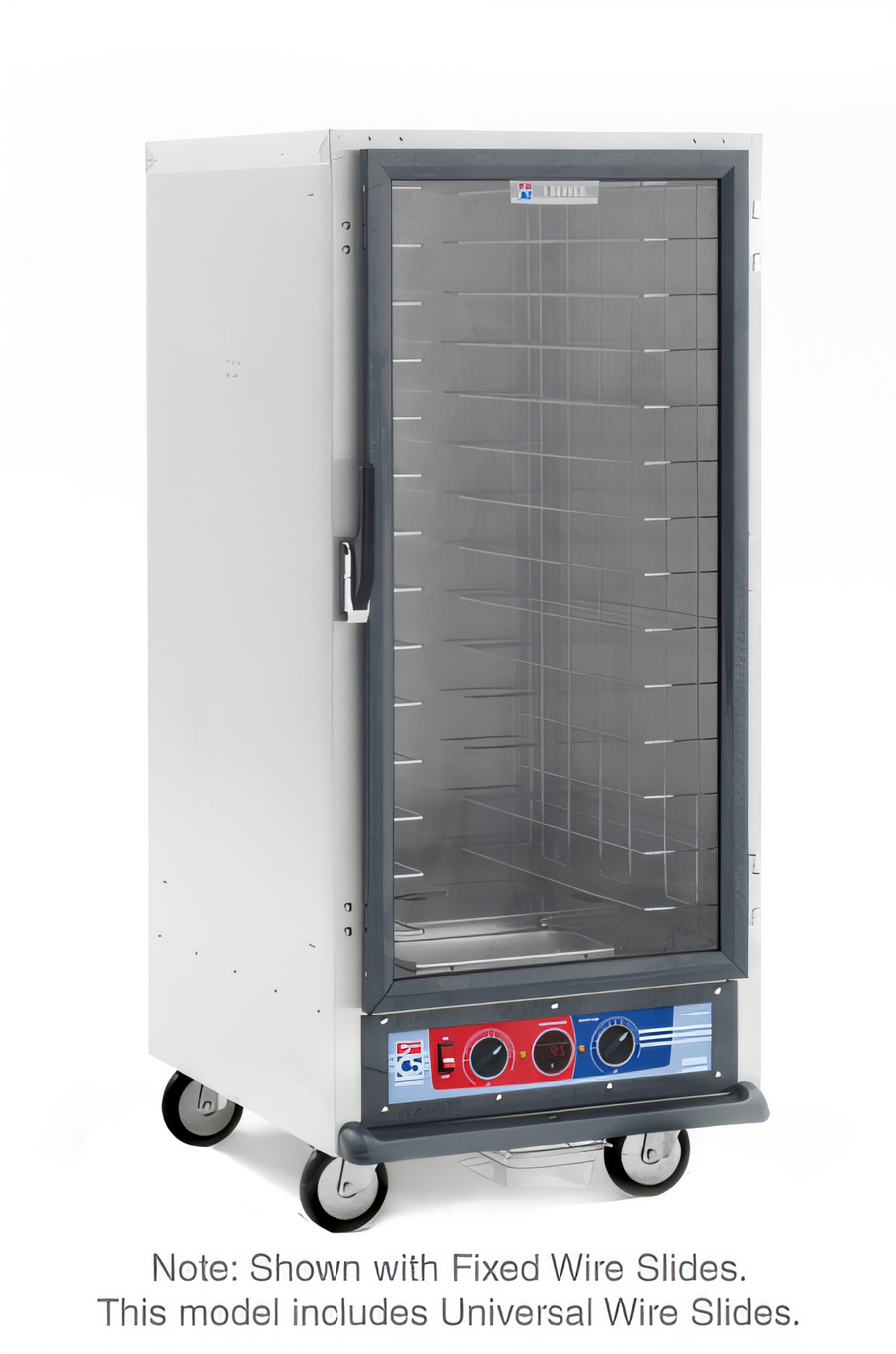 Product image #1 for Metro C5 1 Series Mobile 3/4 Height Non-Insulated Proofing Cabinet with Clear Polycarbonate Door, 120V