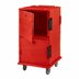 Thumbnail image #2 for Cambro Ultra Camcart Heavy-Duty Double-Compartment Front-Loading Insulated Food Pan Carrier, Hot Red